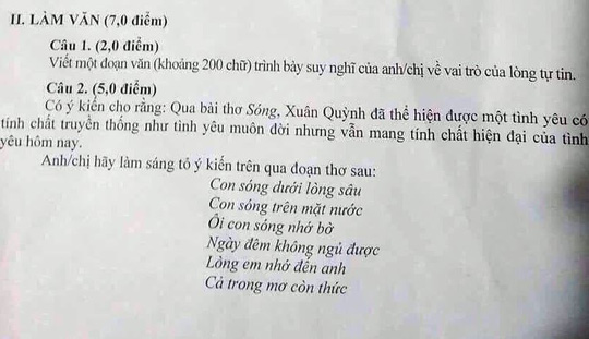 Nghi lộ đề, Khánh Hòa cho dừng thi môn toán lớp 12 toàn tỉnh - 2
