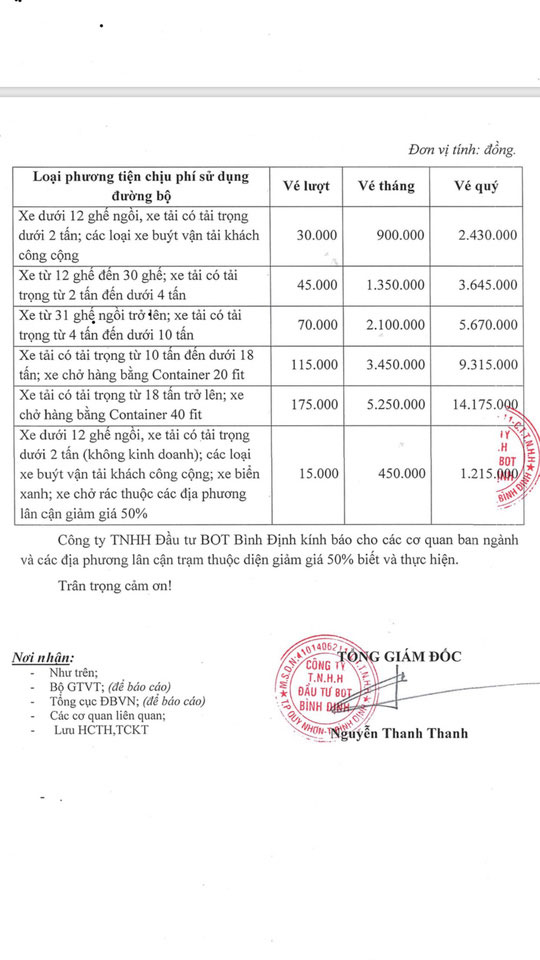 Bộ GTVT “lật kèo” thỏa thuận giảm giá vé BOT Nam Bình Định? - 1