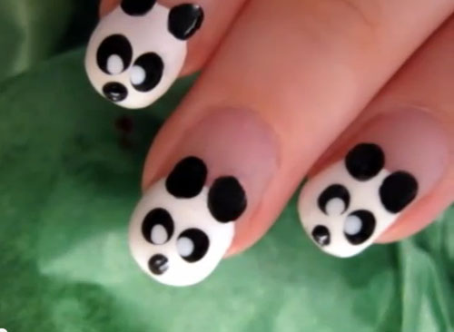 Video: Vẽ Panda dễ thương lên móng xinh - 1