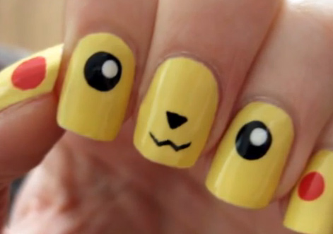 Đáng yêu cùng kiểu nail Pikachu - 1