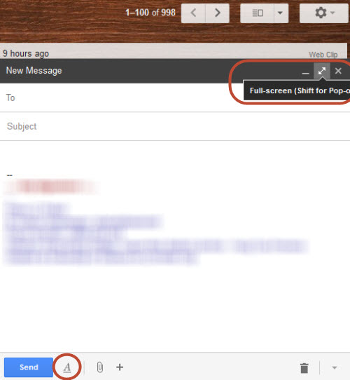 Gmail có chế độ soạn thư toàn màn hình - 1
